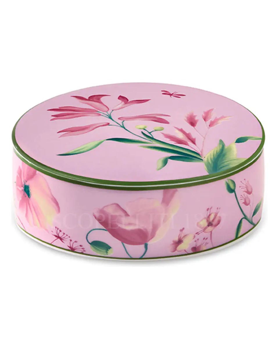GINORI 1735 Ginori 토템 코끼리 Round Box with 커버 Customizable Ginori 1735 Ginori Totem Elephant Round Box with Cover Customizable 01413