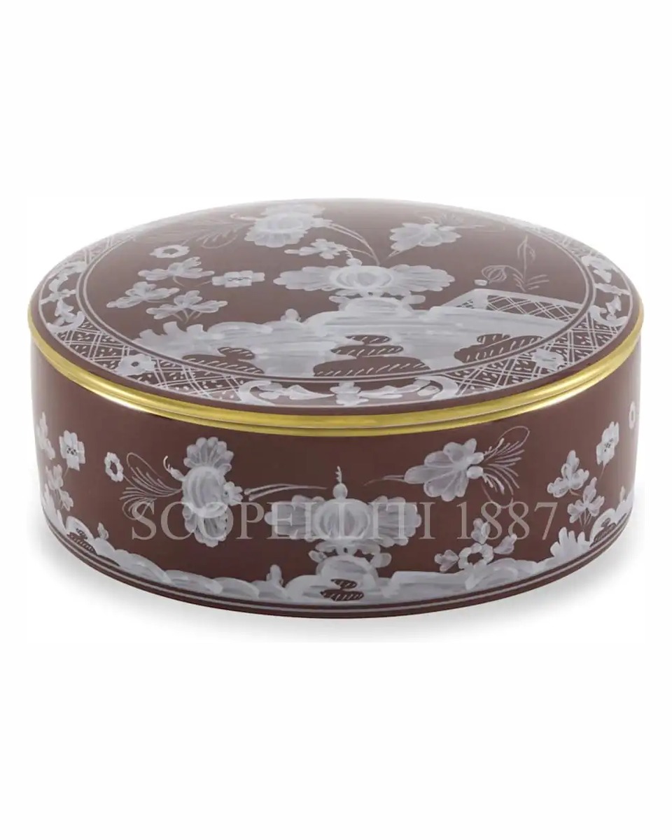 GINORI 1735 Ginori 토템 코끼리 Low Box with 커버 Customizable Ginori 1735 Ginori Totem Elephant Low Box with Cover Customizable 01414