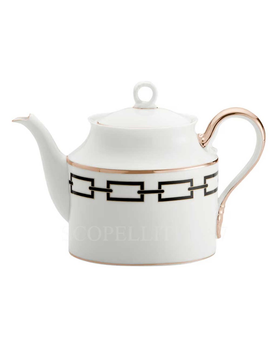GINORI 1735 Ginori Round Box with Lid Catene 블랙 Ginori 1735 Ginori Round Box with Lid Catene Black 01432