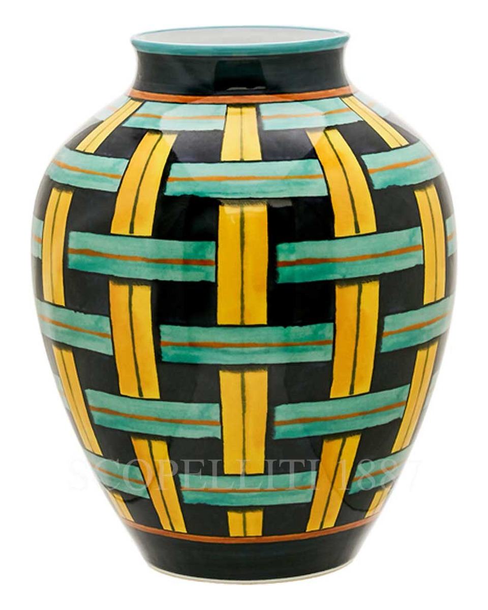 GINORI 1735 Ginori Gio Ponti Orcino 화병 꽃병 Stuoia 1923 Ginori 1735 Ginori Gio Ponti Orcino Vase Stuoia 1923 01506