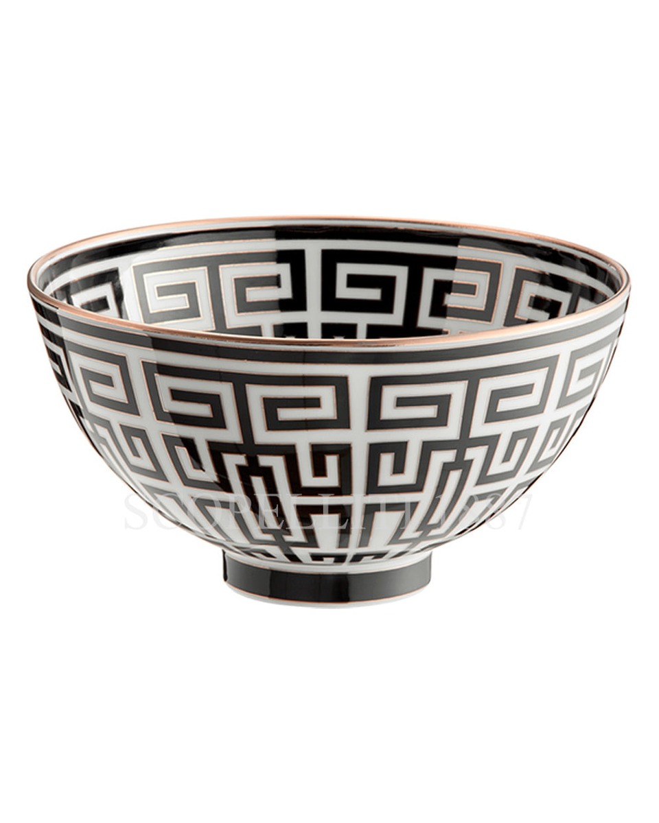 GINORI 1735 Cachepot 화병 꽃병 Labirinto 블랙 Ginori 1735 Cachepot Vase Labirinto Black 01525