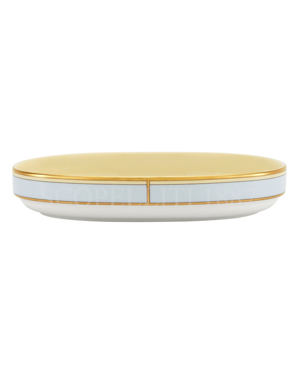 GINORI 1735 Pickle 디쉬 Labirinto 블루 Ginori 1735 Pickle Dish Labirinto Blue 01559