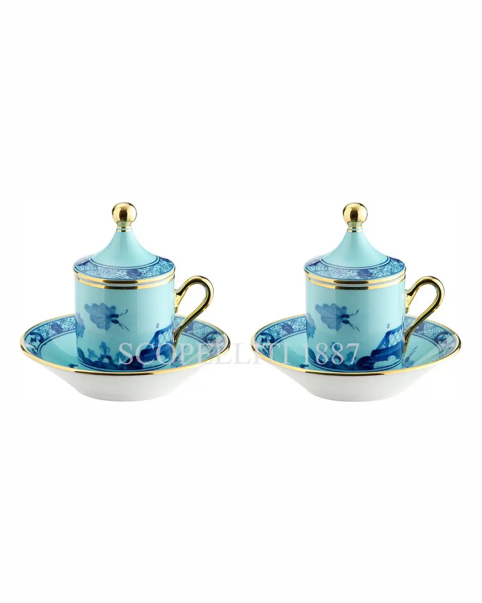 GINORI 1735 라이스 볼 오리엔트E Italiano Iris Ginori 1735 Rice Bowl Oriente Italiano Iris 01572