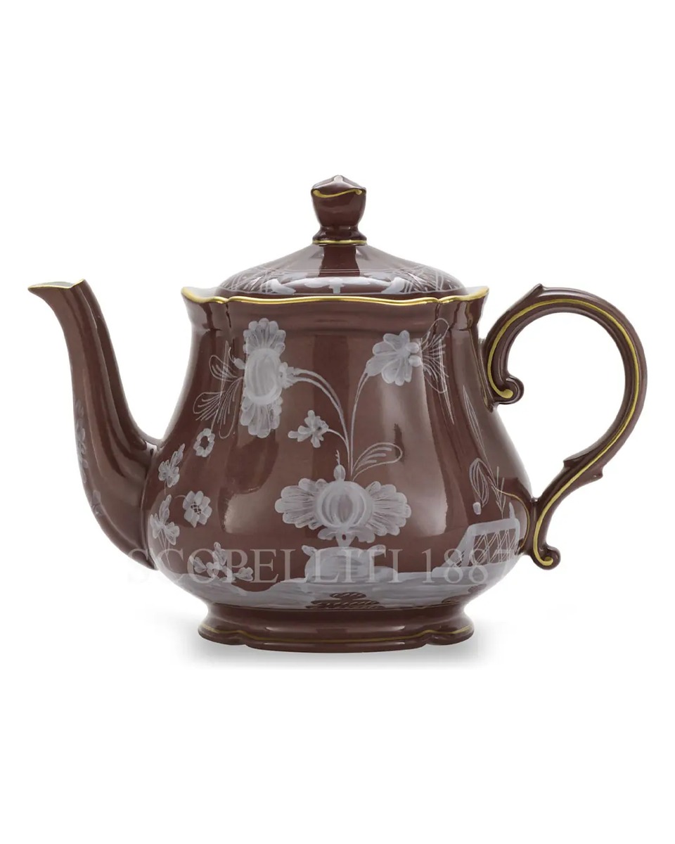 GINORI 1735 티포트 오리엔트E Italiano Vermiglio Ginori 1735 Teapot Oriente Italiano Vermiglio 01623