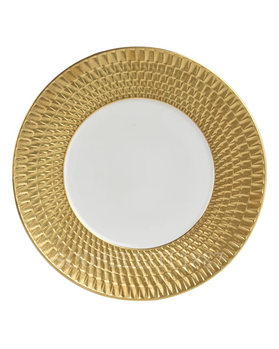 BERNARDAUD 샐러드 접시 Twist 골드 Bernardaud Salad Plate Twist Gold 01637