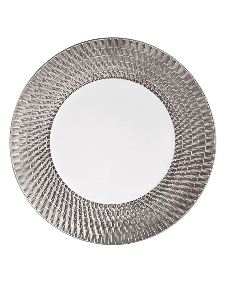 BERNARDAUD 디너접시 Twist Platinum Bernardaud Dinner Plate Twist Platinum 01643