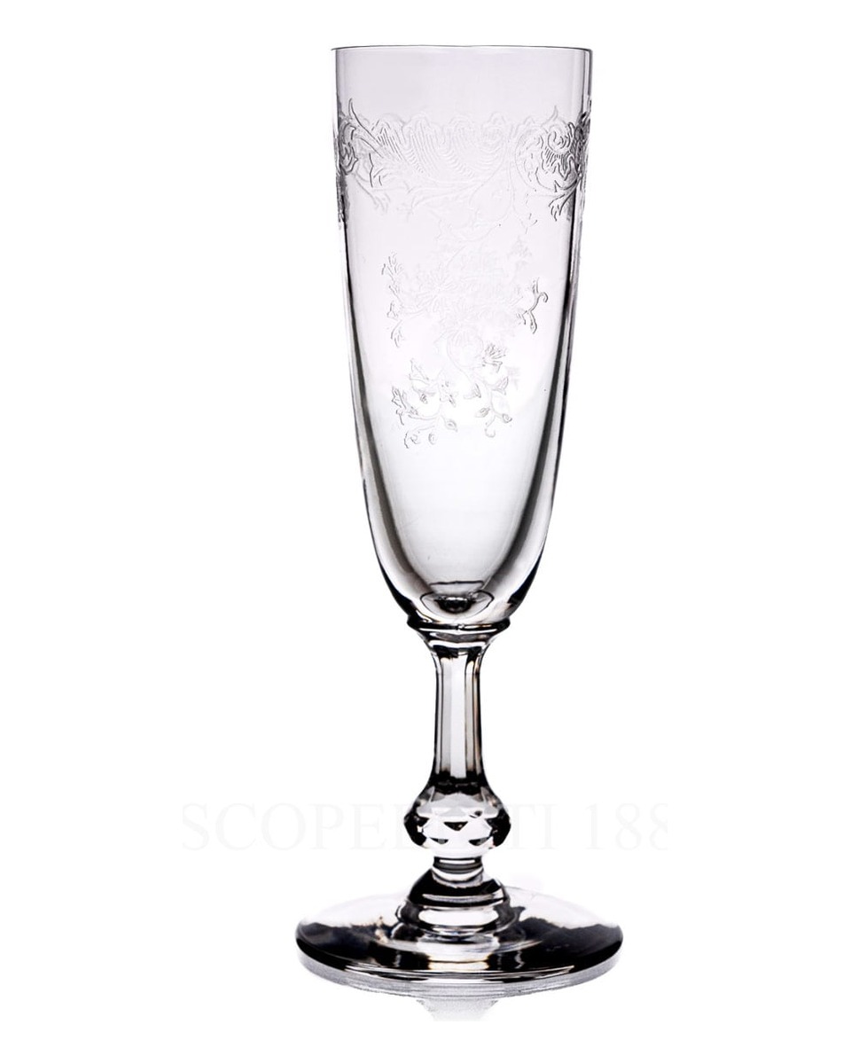 SAINT LOUIS Cleo 샴페인 크리스탈 글라스 Saint Louis Cleo Champagne Crystal Glass 01719 1/3