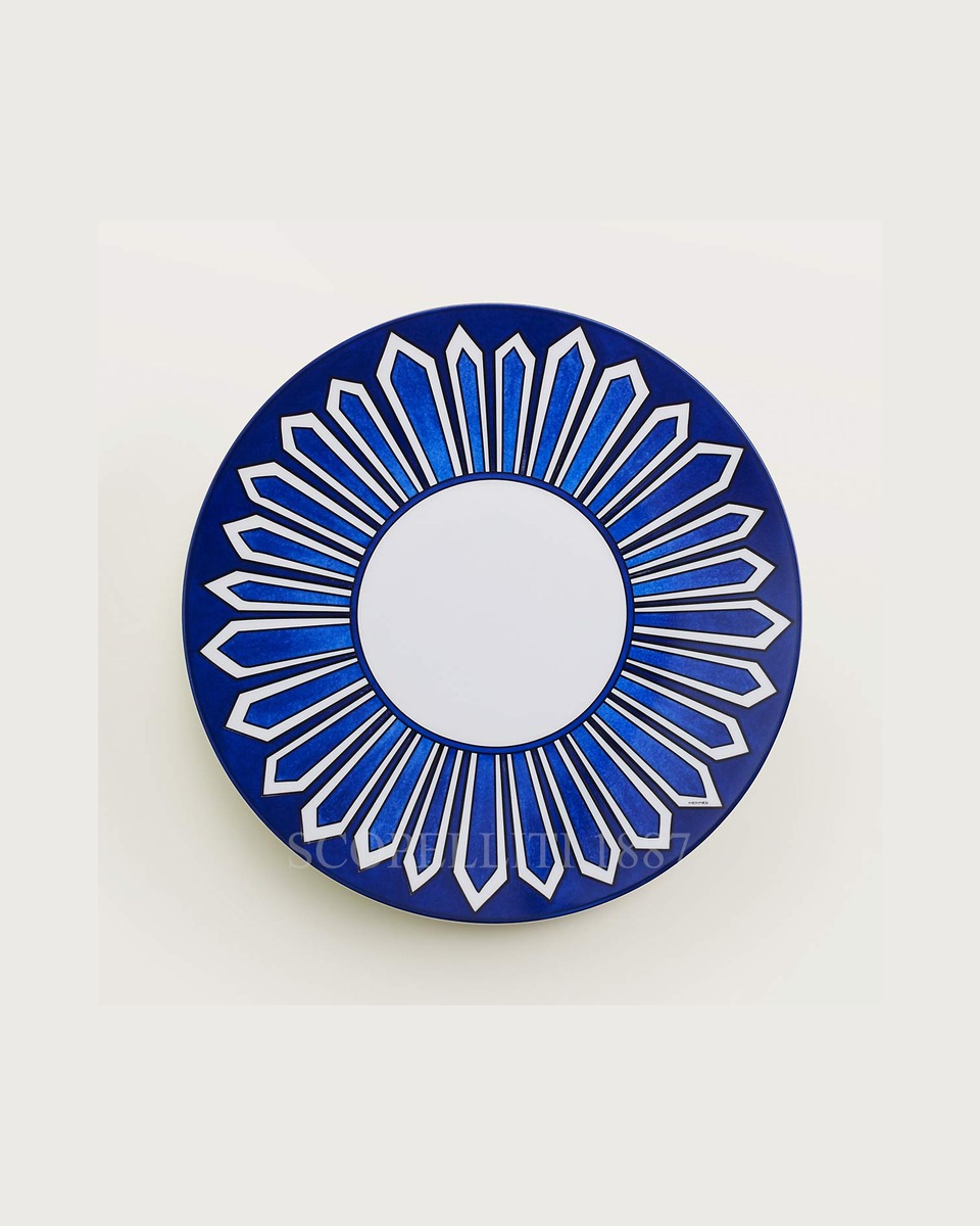 에르메스 Bleus d’Ailleurs Dinner Plate 030001P