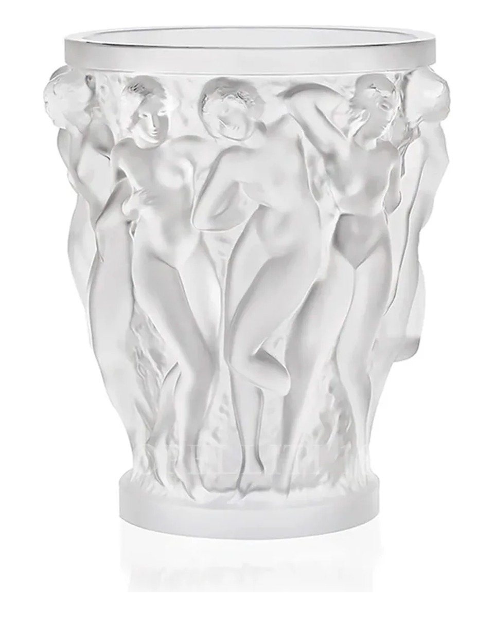 LALIQUE New Bacchantes 화병 꽃병 Into the 블루 Lalique New Bacchantes Vase Into the Blue 01784