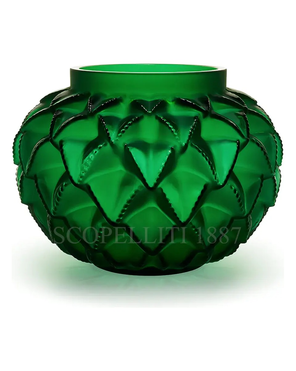 LALIQUE New Languedoc 화병 꽃병 Into the 블루 Lalique New Languedoc Vase Into the Blue 01788