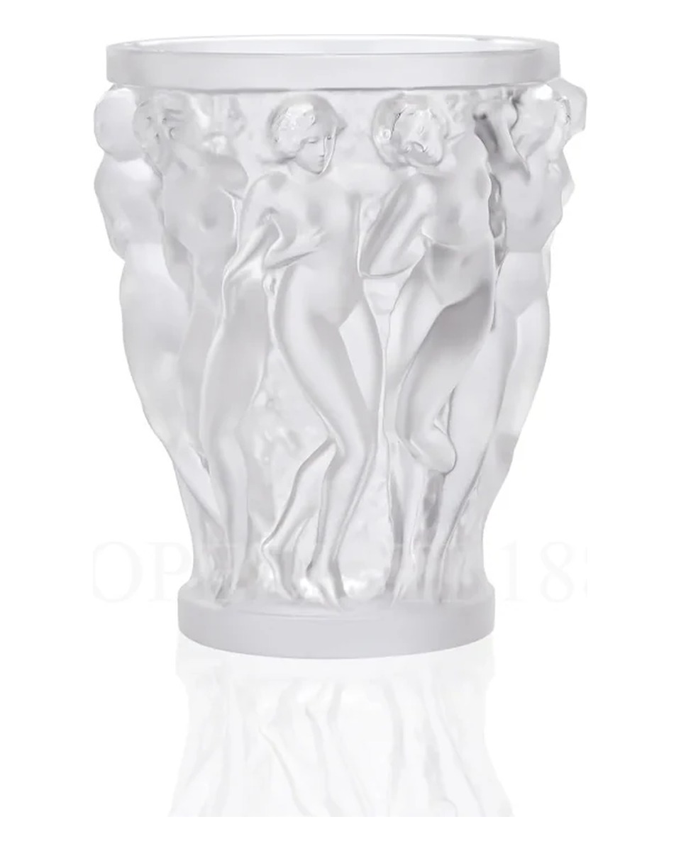 LALIQUE Bacchantes Small 크리스탈 화병 꽃병 브론즈 Lalique Bacchantes Small Crystal Vase Bronze 01803 1/3
