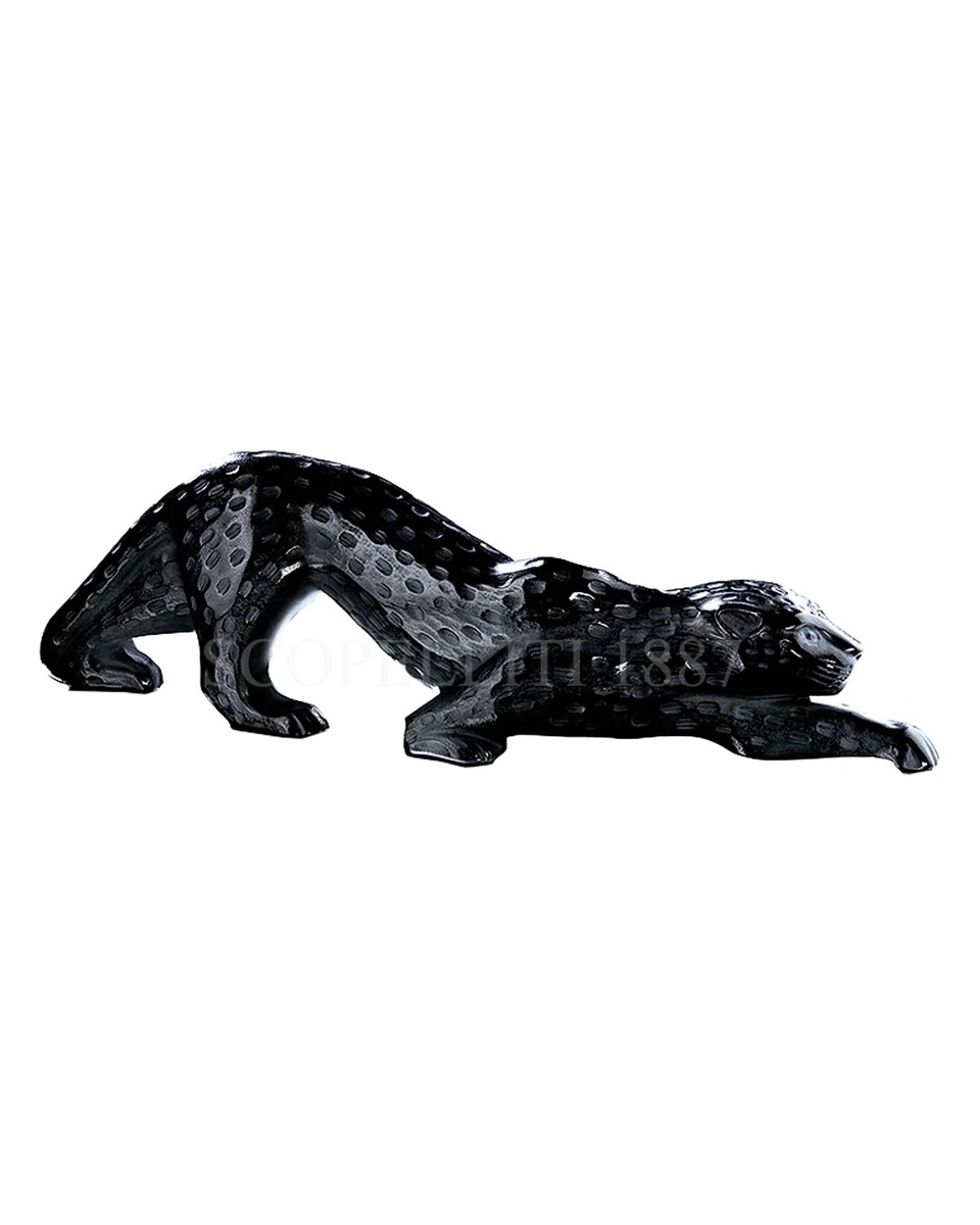 LALIQUE Zeila Panther 라지 스컬쳐 블랙 Lalique Zeila Panther Large Sculpture Black 01820 1/3