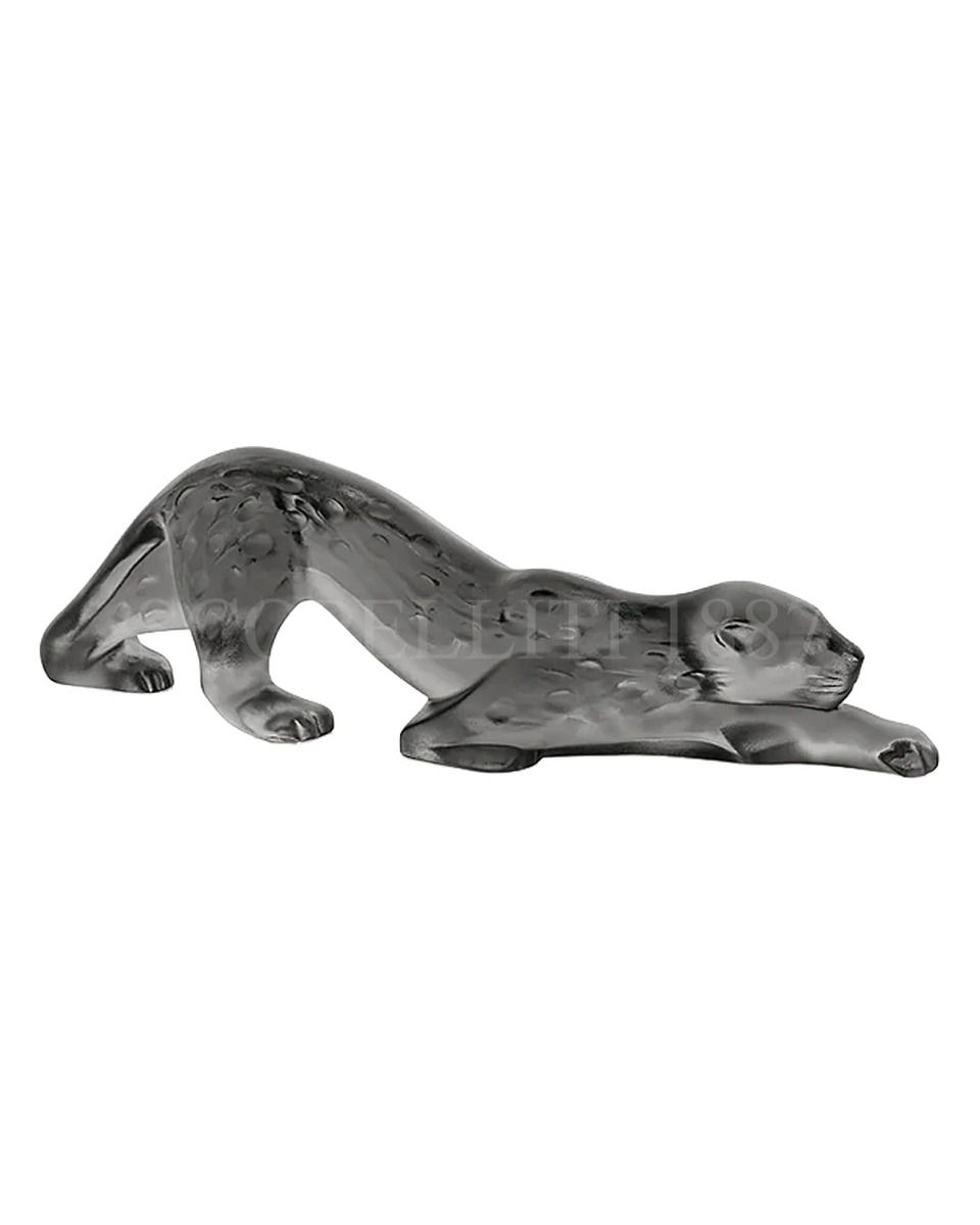 LALIQUE Zeila Panther 스컬쳐 스몰 Grey Lalique Zeila Panther Sculpture Small Grey 01823 1/3