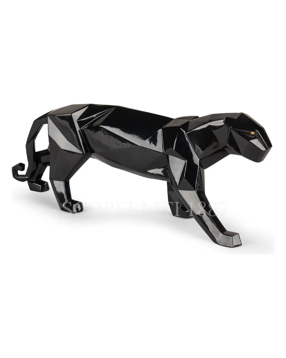 LLADROE Panther Figurine 블랙 Glazed LladrOE Panther Figurine Black Glazed 01925