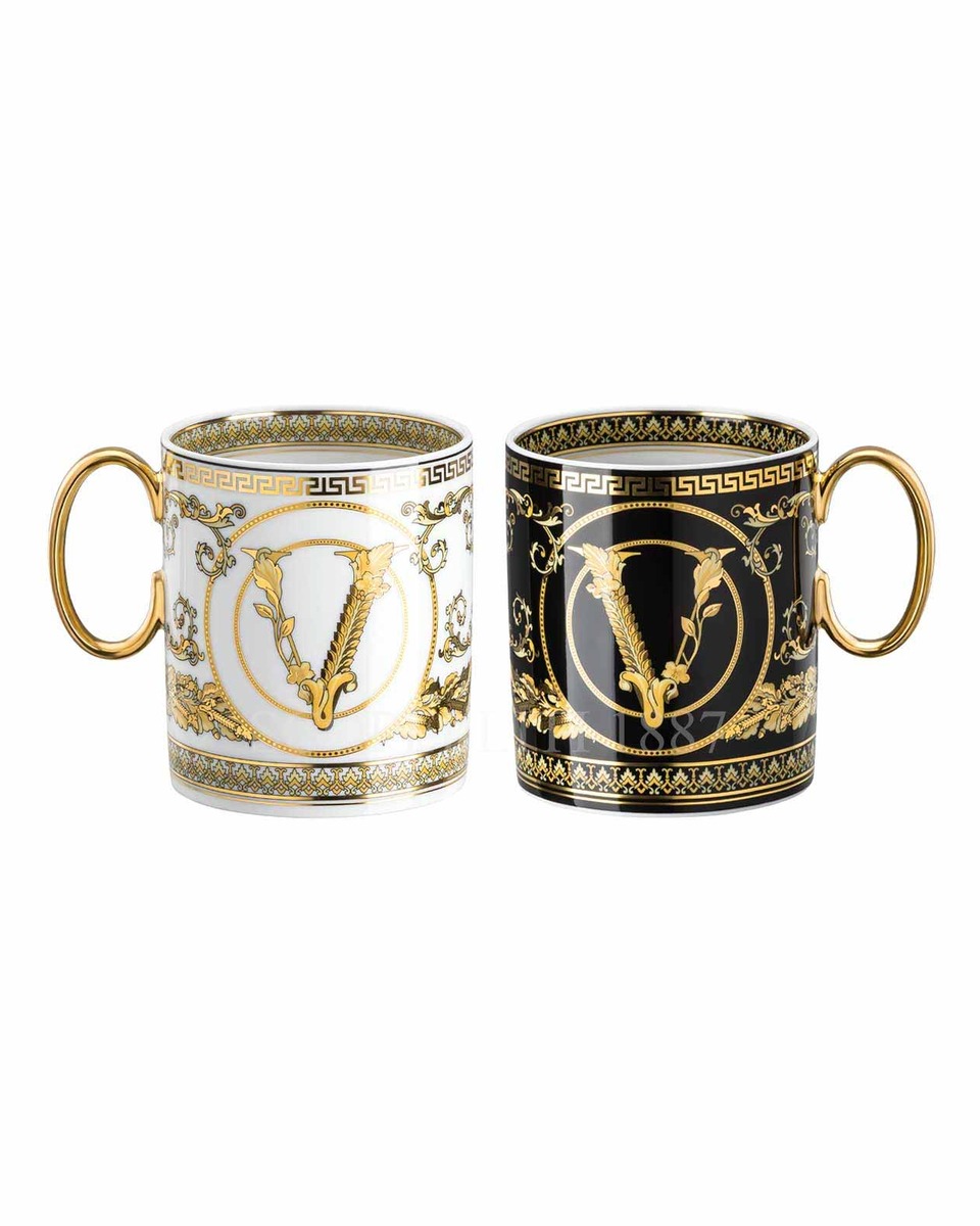 베르사체 2 머그 Virtus Gala Gift Set Versace 2 Mugs Virtus Gala Gift Set 01973