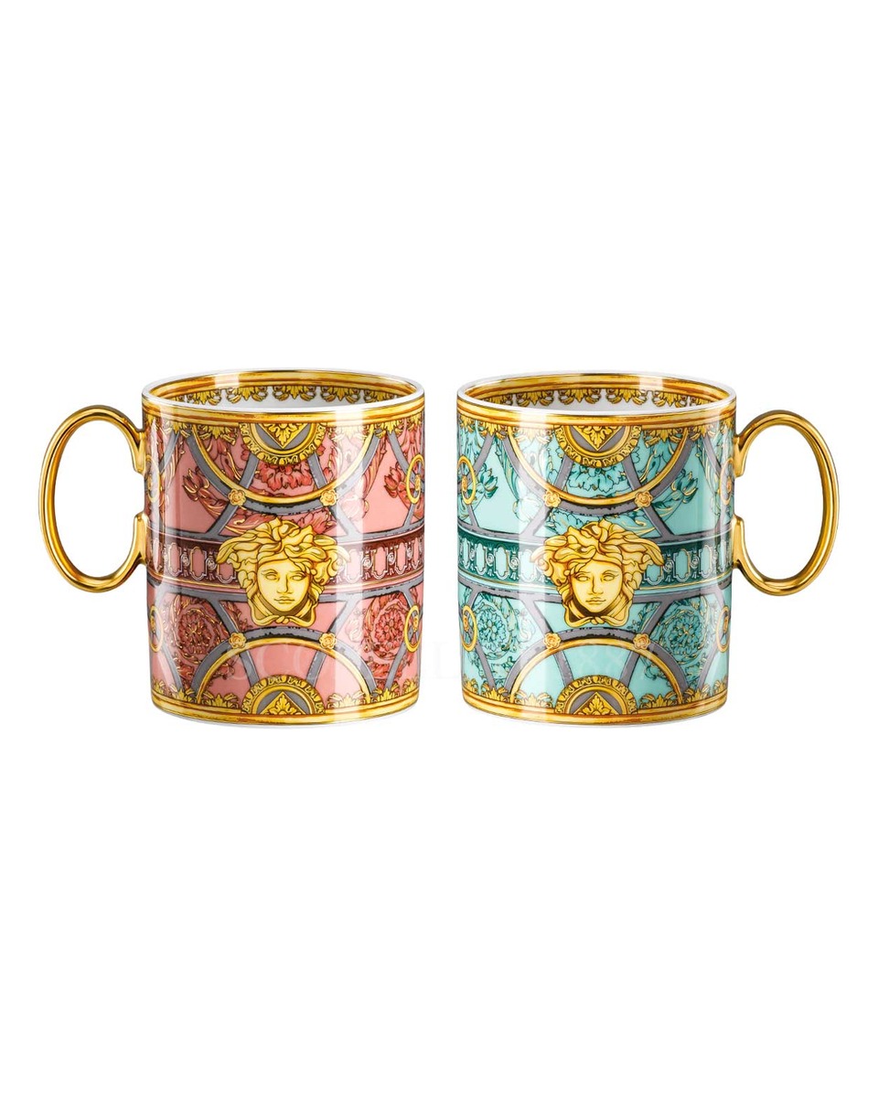 베르사체 2 머그 라 스칼라 del Palazzo Gift Set Versace 2 Mugs La Scala del Palazzo Gift Set 01974