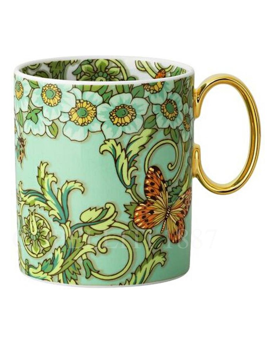 베르사체 Le jardin de 머그 without handles 12 cm by 로젠탈 Versace Le jardin de Mug without handles 12 cm by Rosenthal 02002