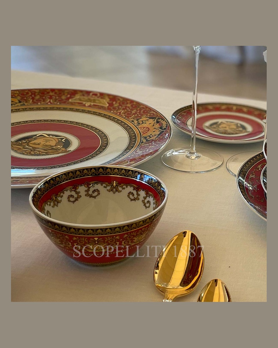 베르사체 메두사 Red 머그 without handles 12 cm by 로젠탈 Versace Medusa Red Mug without handles 12 cm by Rosenthal 02004