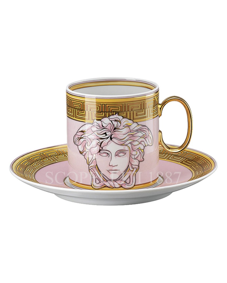 베르사체 커피잔 메두사 Amplified 핑크 Coin Versace Coffee Cup Medusa Amplified Pink Coin 02010