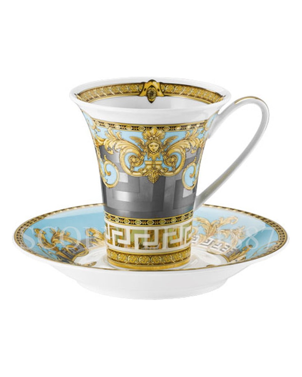 베르사체 Coffee 컵앤소서 Prestige Gala Bleu Versace Coffee Cup and Saucer Prestige Gala Bleu 02017