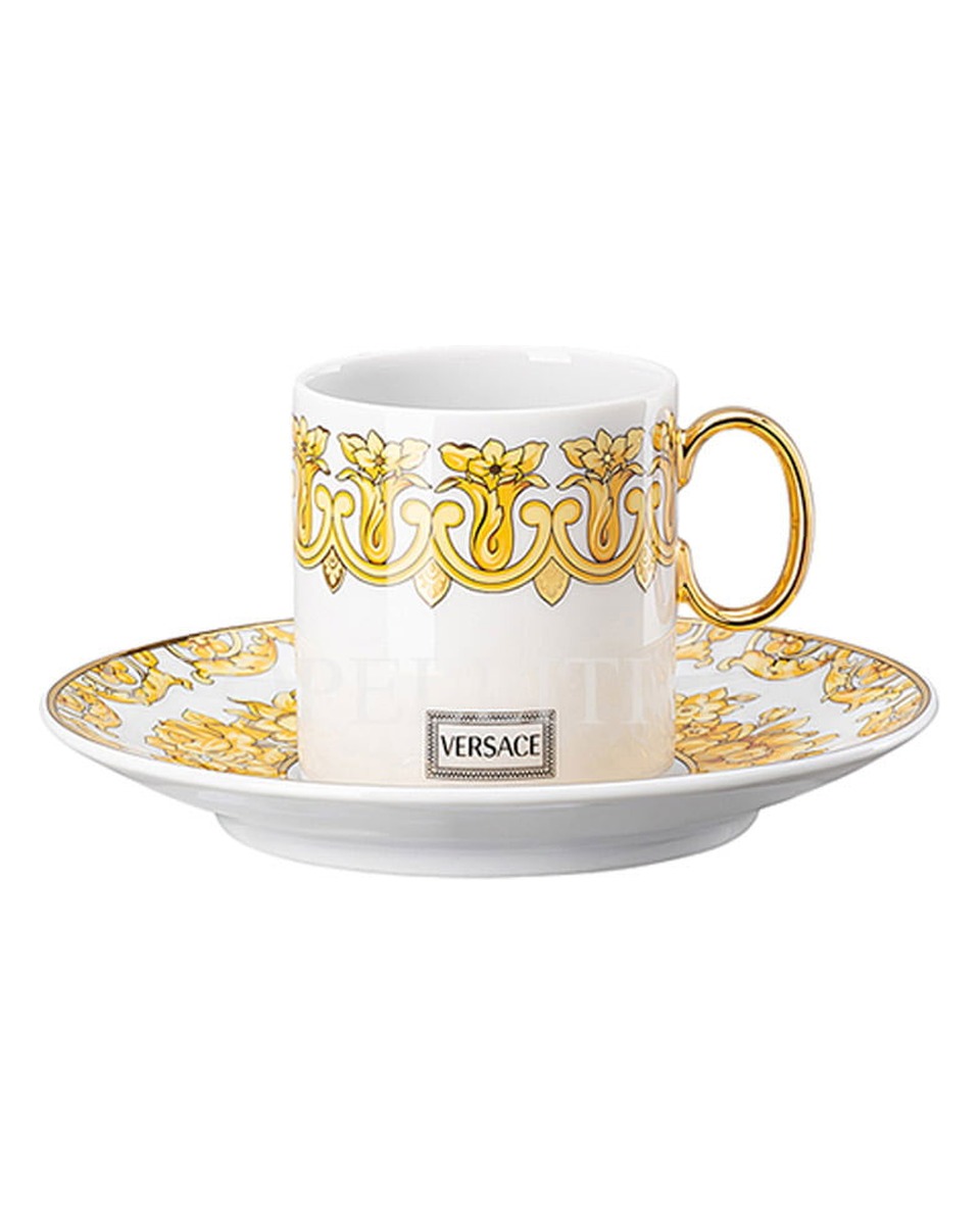 베르사체 Espresso 컵앤소서 메두사 Rhapsody Versace Espresso Cup and Saucer Medusa Rhapsody 02037