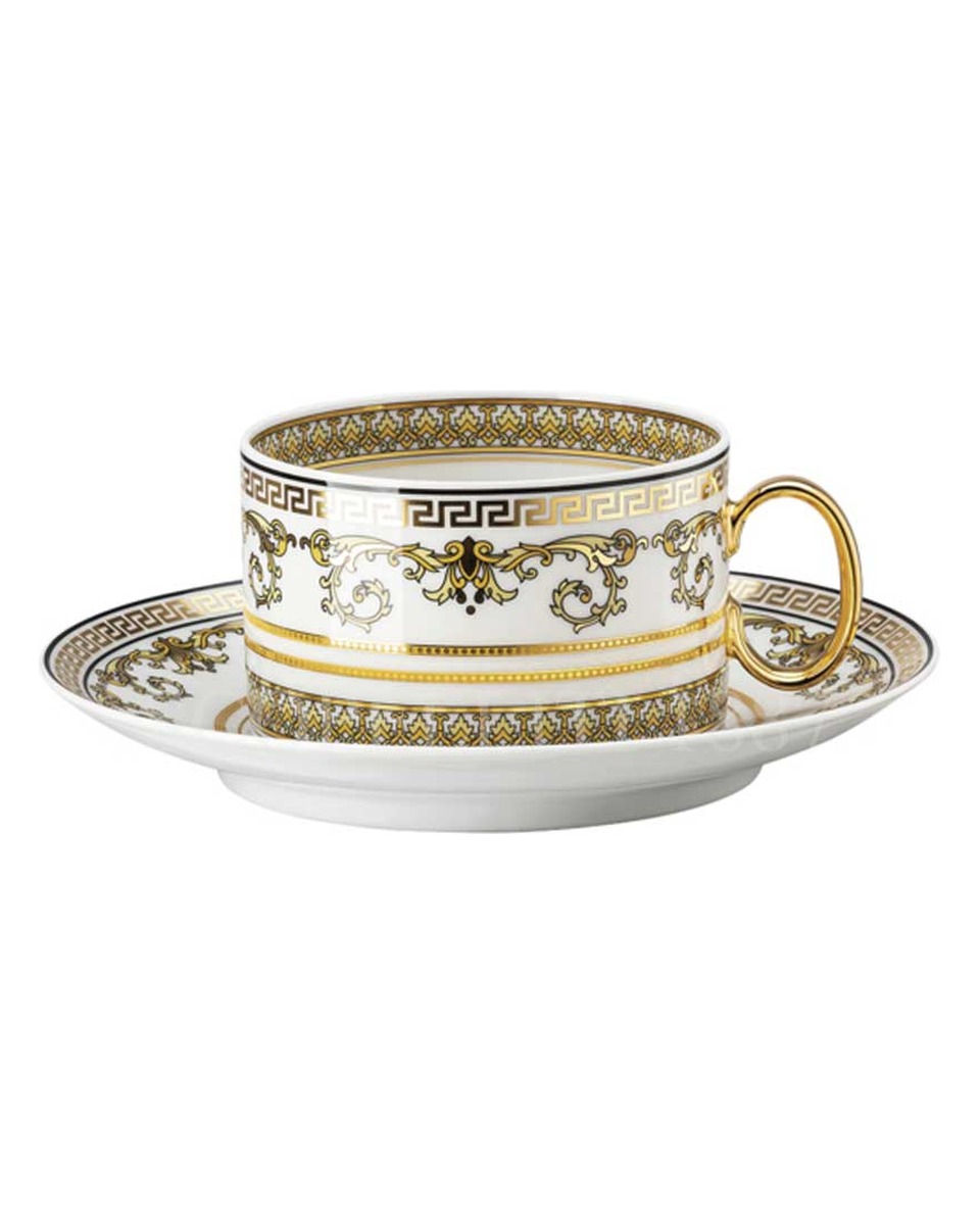 베르사체 티 컵앤소서 Virtus Gala 화이트 Versace Tea Cup and Saucer Virtus Gala White 02043