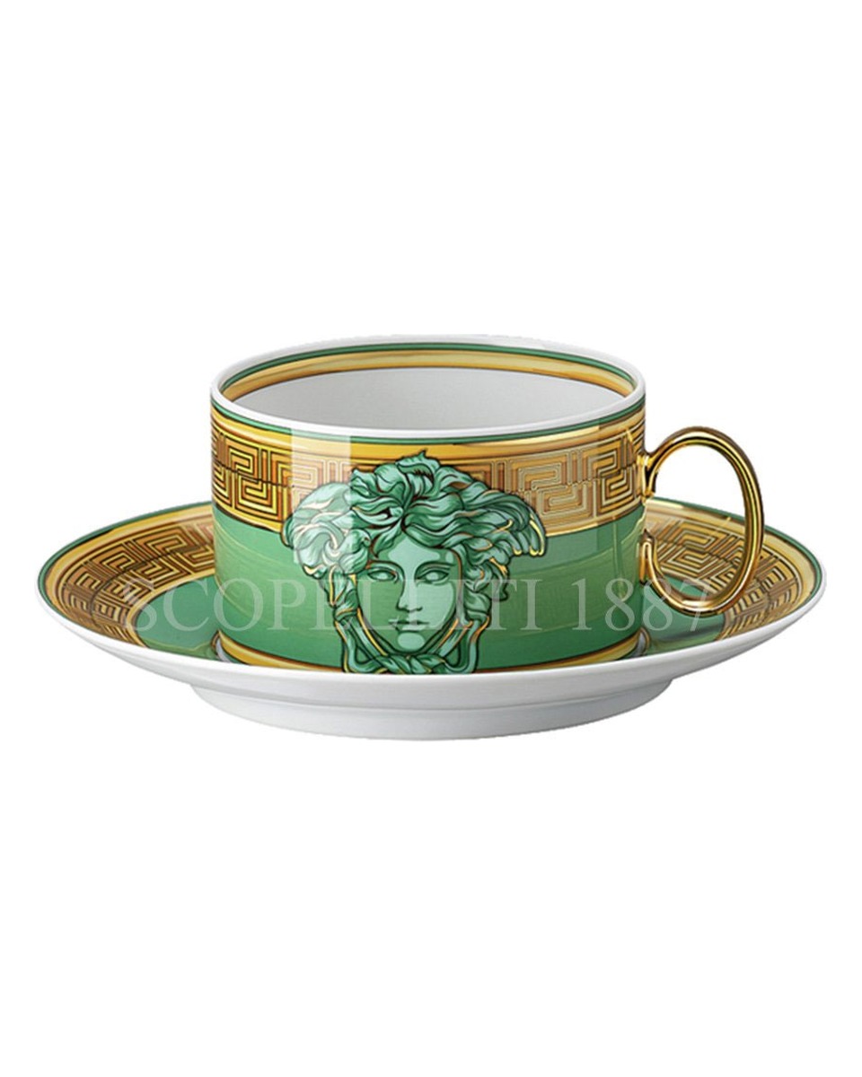 베르사체 Tea Cup 메두사 Amplified 그린 Coin Versace Tea Cup Medusa Amplified Green Coin 02047