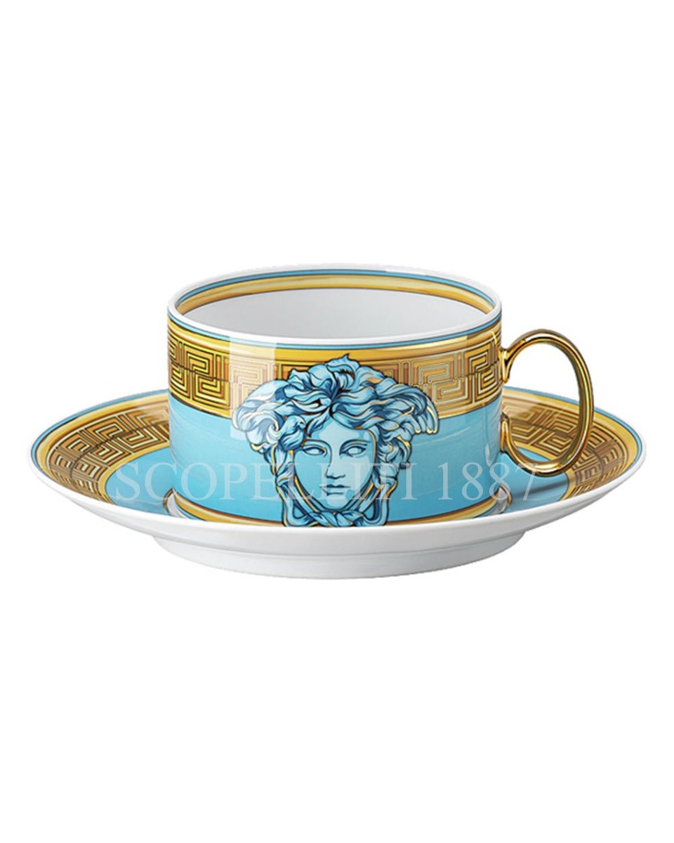 베르사체 Tea Cup 메두사 Amplified 블루 Coin Versace Tea Cup Medusa Amplified Blue Coin 02045