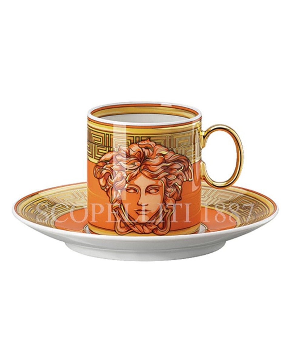 베르사체 Tea Cup 메두사 Amplified 오렌지 Coin Versace Tea Cup Medusa Amplified Orange Coin 02048