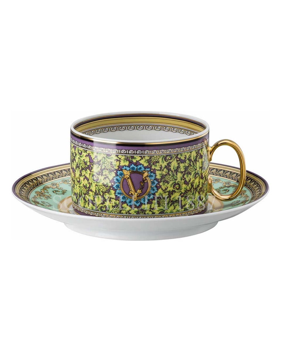 베르사체 티 컵앤소서 Barocco Mosaic Versace Tea Cup and Saucer Barocco Mosaic 02050