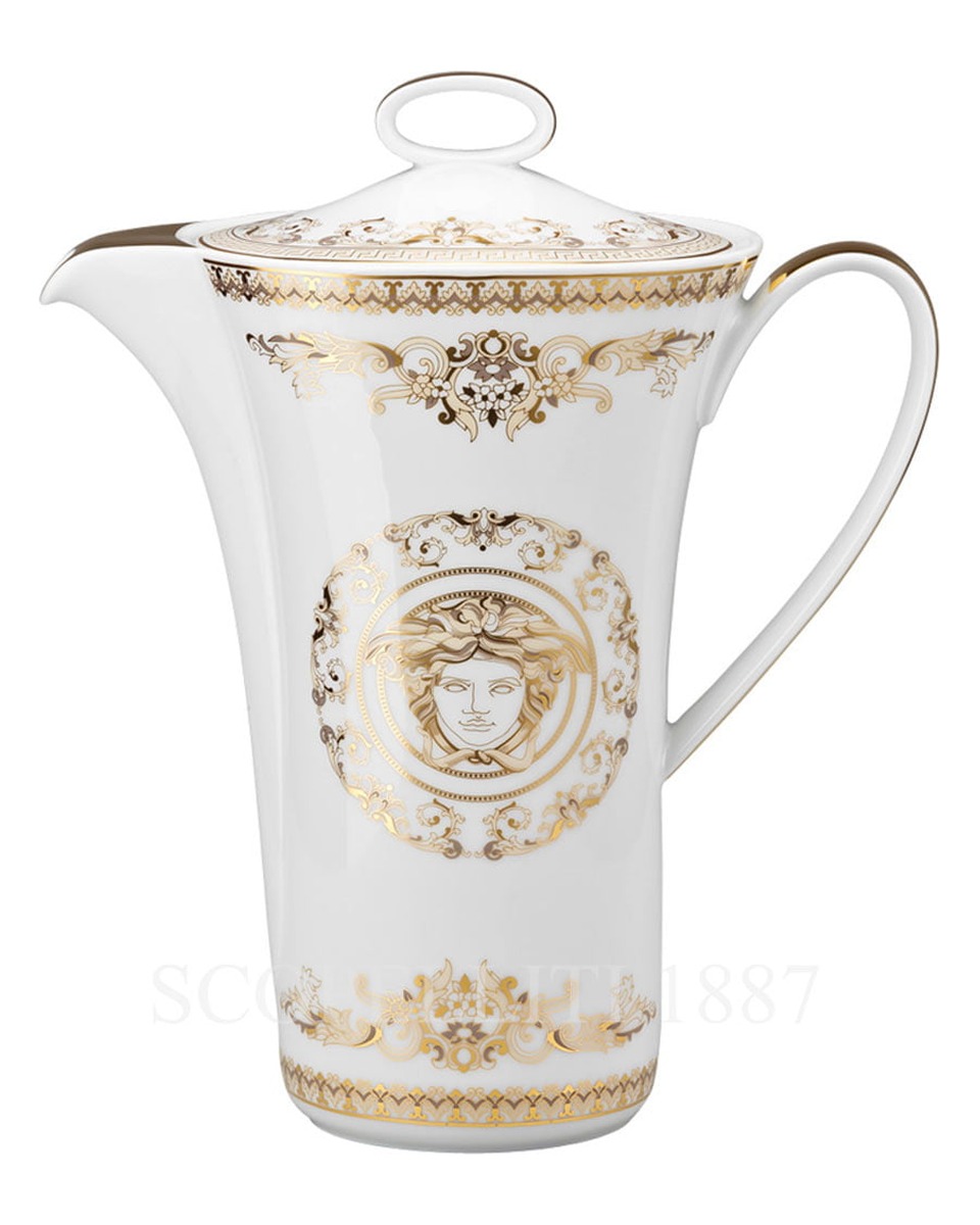 베르사체 Coffee Pot Virtus Gala 블랙 Versace Coffee Pot Virtus Gala Black 02106