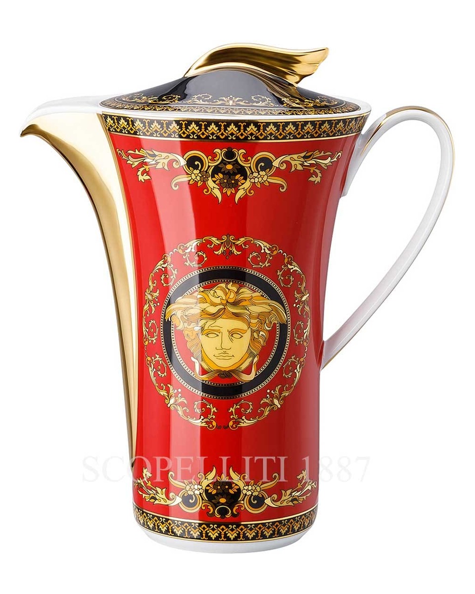 베르사체 Coffee Pot 메두사 Red Versace Coffee Pot Medusa Red 02114