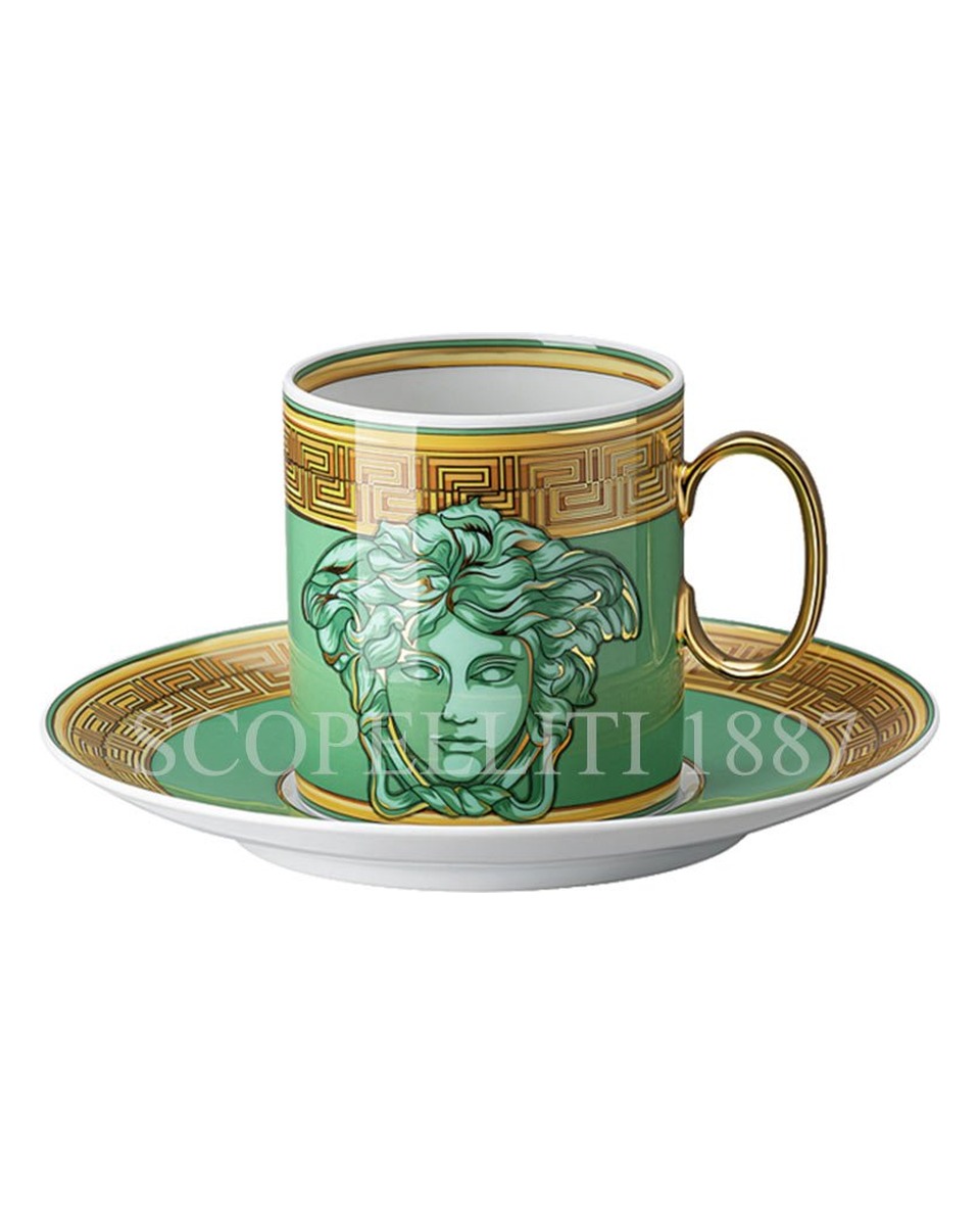 베르사체 에스프레소 컵 메두사 Amplified 골든 Coin Versace Espresso Cup Medusa Amplified Golden Coin 02122