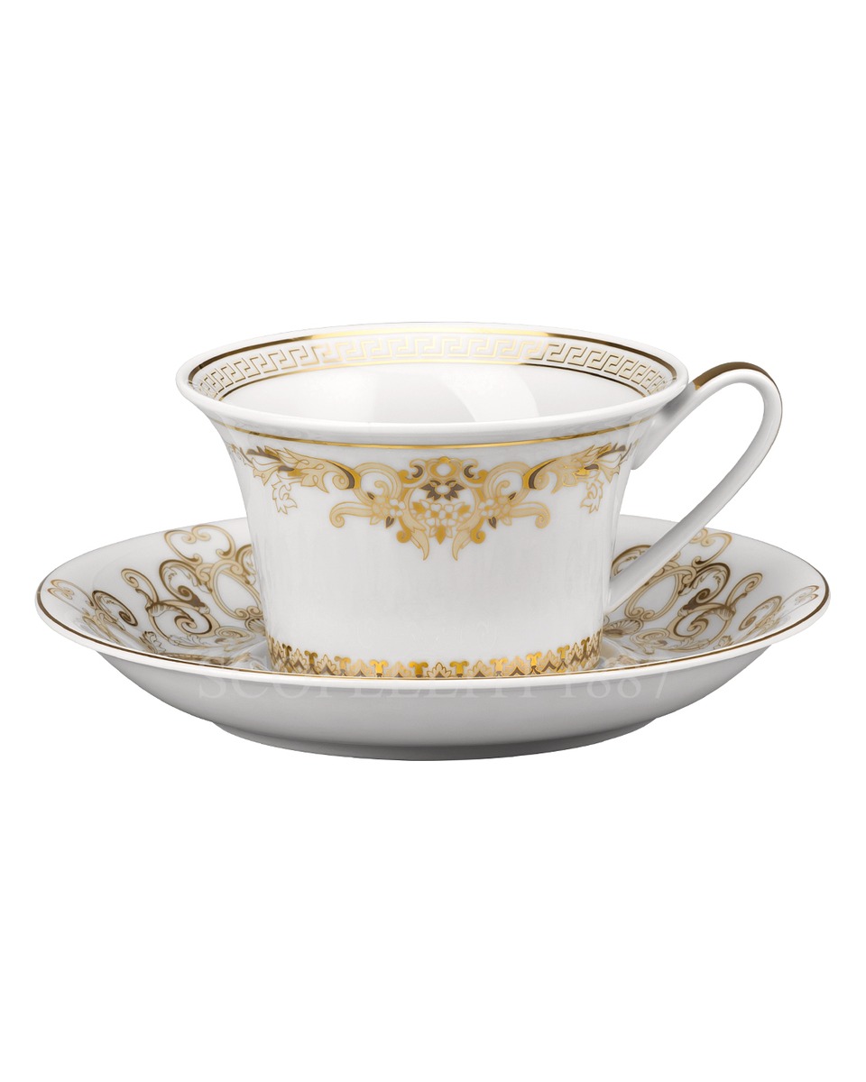 베르사체 Espresso 컵앤소서 메두사 Gala Versace Espresso Cup and Saucer Medusa Gala 02144