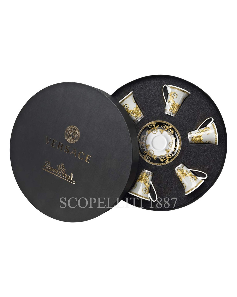 베르사체 Espresso 컵앤소서 Prestige Gala Versace Espresso Cup and Saucer Prestige Gala 02148
