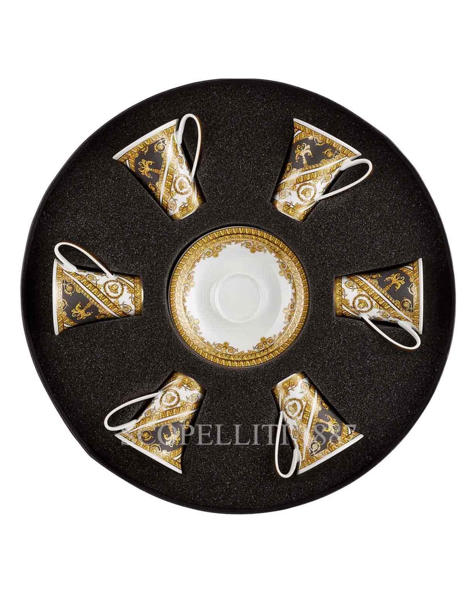 베르사체 Gift Set of 6 에스프레소 컵S I love Baroque Versace Gift Set of 6 Espresso Cups I love Baroque 02156