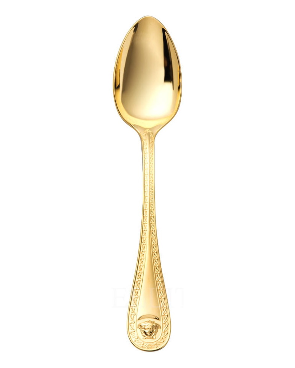 베르사체 Soup 국자 메두사 커트러리 골드 접시 Versace Soup Ladle Medusa Cutlery Gold Plated 02187 1/2