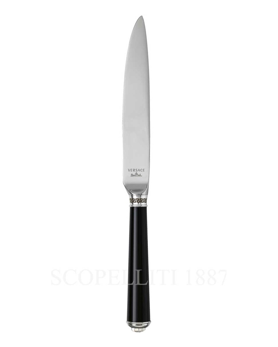 베르사체 Dinner 칼 메두사 커트러리 골드 접시 Versace Dinner Knife Medusa Cutlery Gold Plated 02193