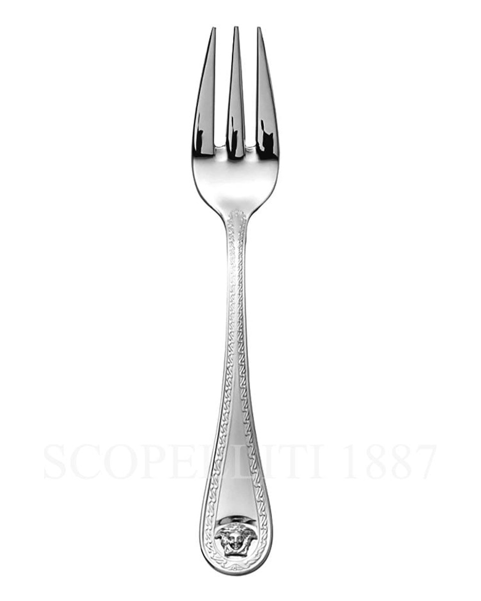 베르사체 케이크 Fork 메두사 커트러리 실버 접시D Versace Cake Fork Medusa Cutlery Silver Plated 02196