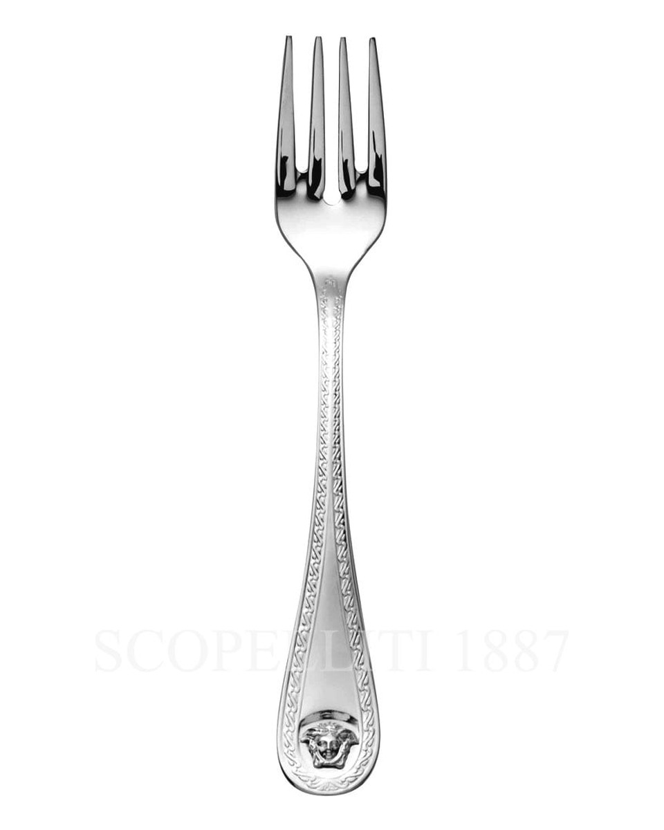 베르사체 Fish Fork 메두사 커트러리 실버 접시D Versace Fish Fork Medusa Cutlery Silver Plated 02199