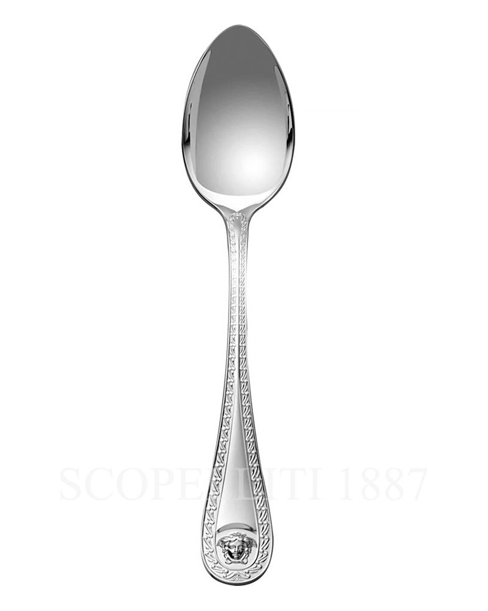 베르사체 샐러드 Spoon 라지 메두사 커트러리 실버 접시 Versace Salad Spoon Large Medusa Cutlery Silver Plated 02201
