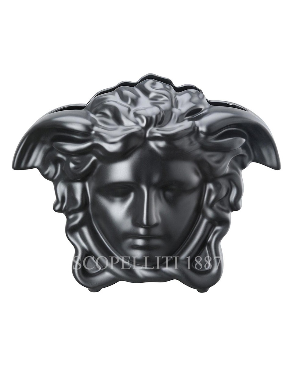 베르사체 화병 꽃병 21 cm 블랙 메두사 Grande Versace Vase 21 cm Black Medusa Grande 02288