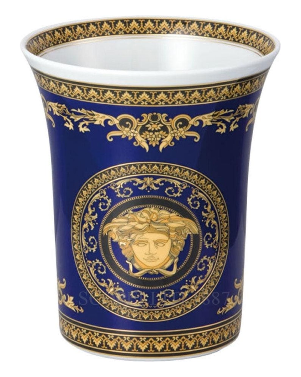 베르사체 NEW 화병 꽃병 30 cm 블루 La 메두사 Versace NEW Vase 30 cm Blue La Medusa 02304