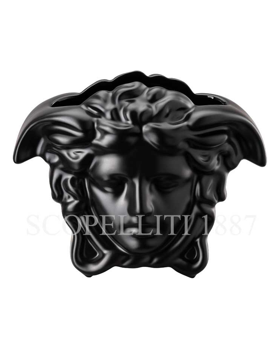 베르사체 화병 꽃병 9 cm 블랙 메두사 Grande NEW Versace Vase 9 cm Black Medusa Grande NEW 02331