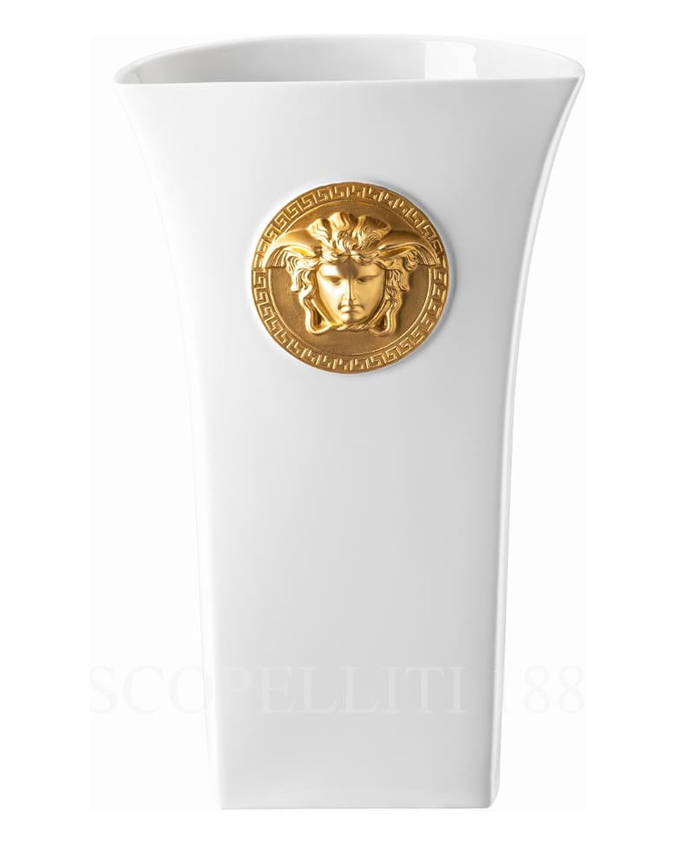 베르사체 화병 꽃병 34 cm 화이트 메두사 Madness Versace Vase 34 cm White Medusa Madness 02339