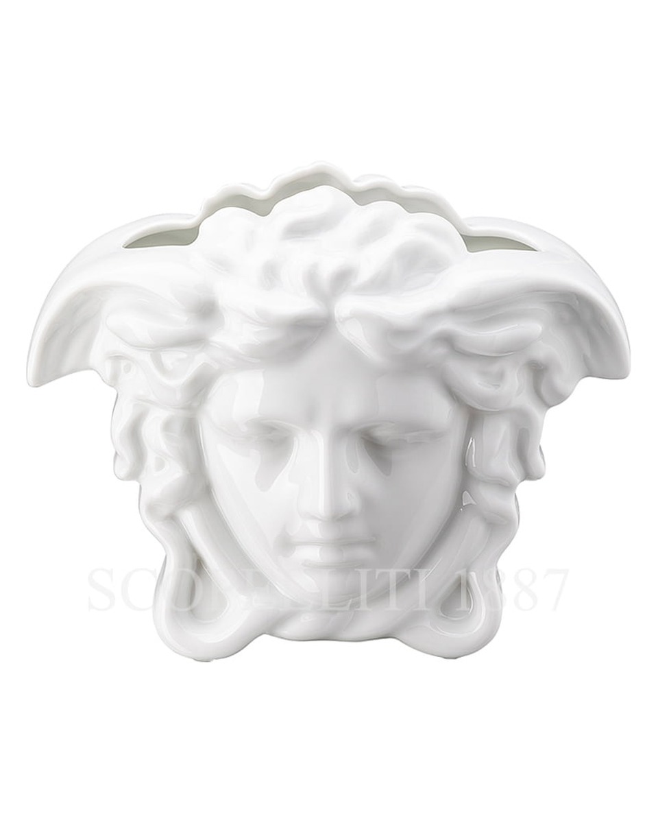 베르사체 화병 꽃병 15 cm 화이트 메두사 Grande Versace Vase 15 cm White Medusa Grande 02362