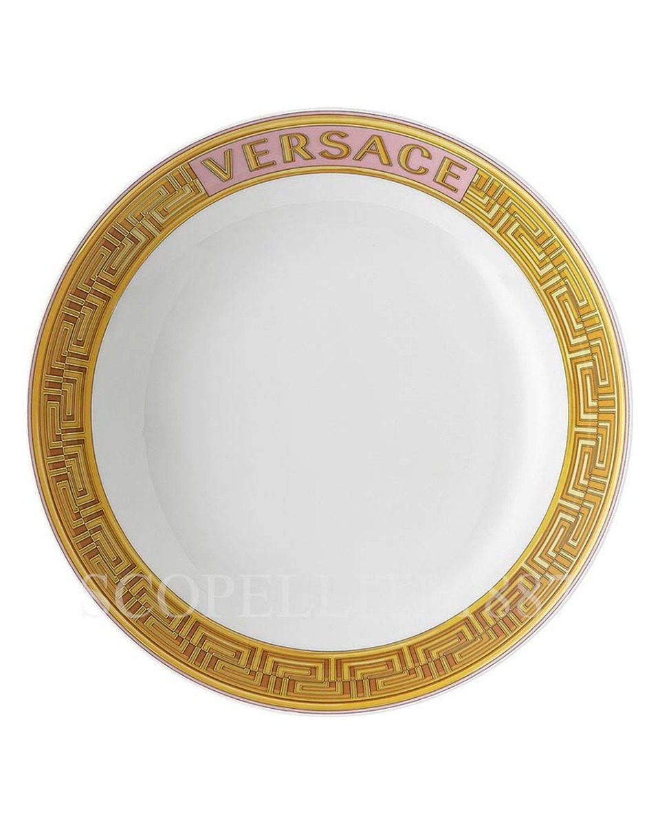 베르사체 파스타접시 메두사 Amplified 핑크 Coin Versace Soup Plate Medusa Amplified Pink Coin 02413