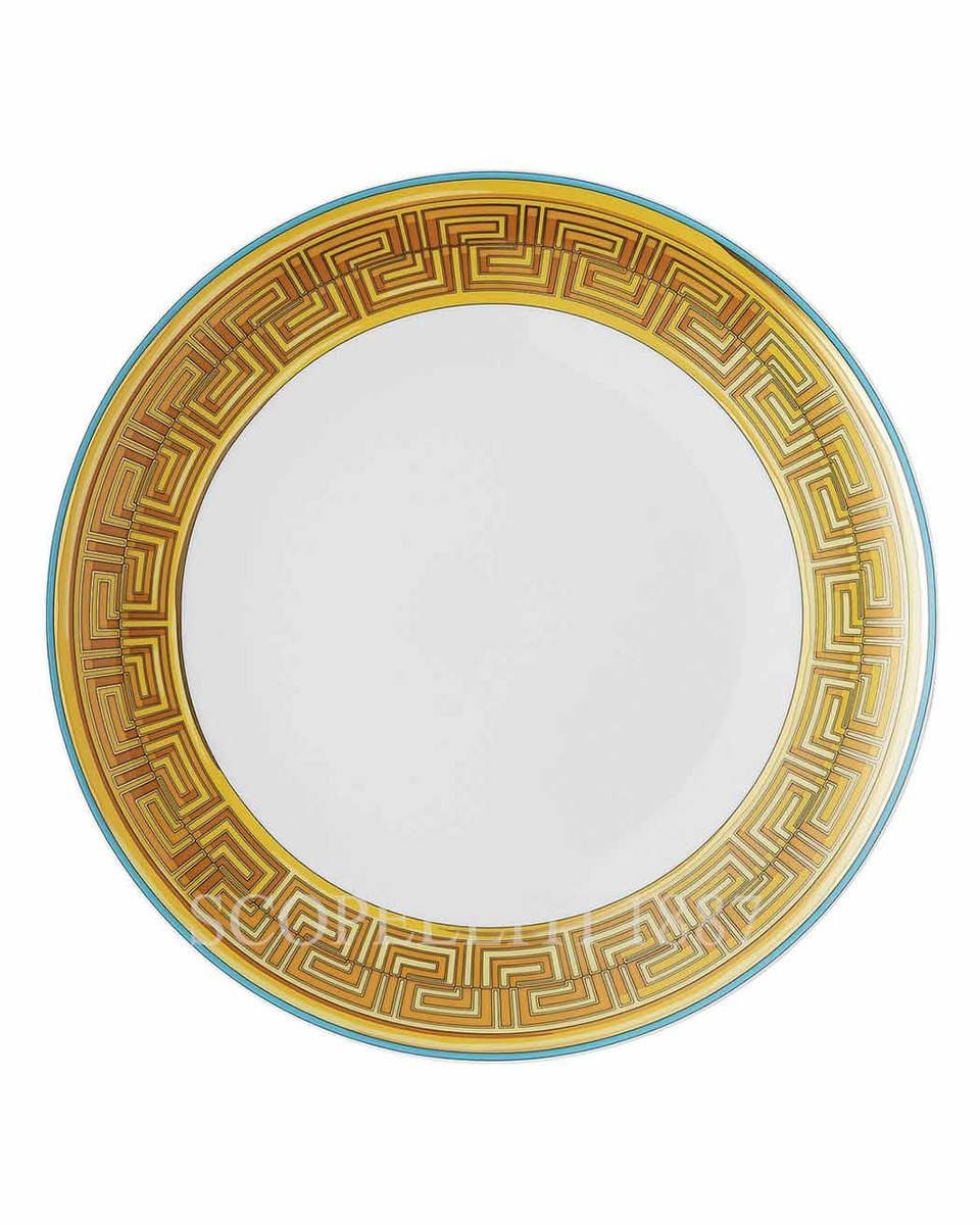 베르사체 브레드 접시 메두사 Amplified 골든 Coin Versace Bread Plate Medusa Amplified Golden Coin 02417