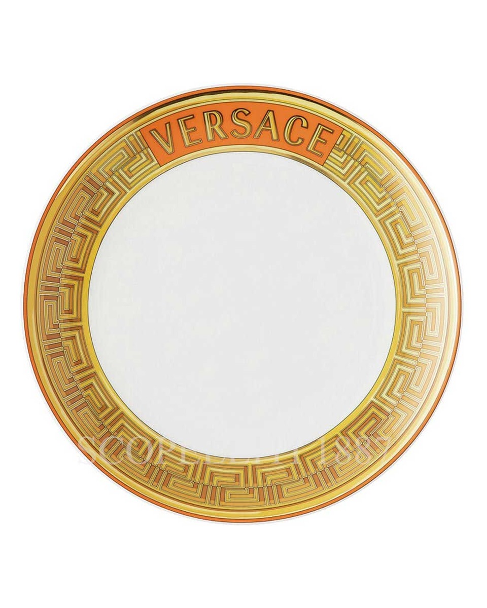 베르사체 디저트접시 메두사 Amplified 오렌지 Coin Versace Dessert Plate Medusa Amplified Orange Coin 02418 1/2