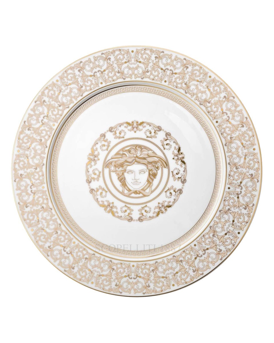 베르사체 Service 접시 33 cm Virtus Gala 블랙 Versace Service Plate 33 cm Virtus Gala Black 02434